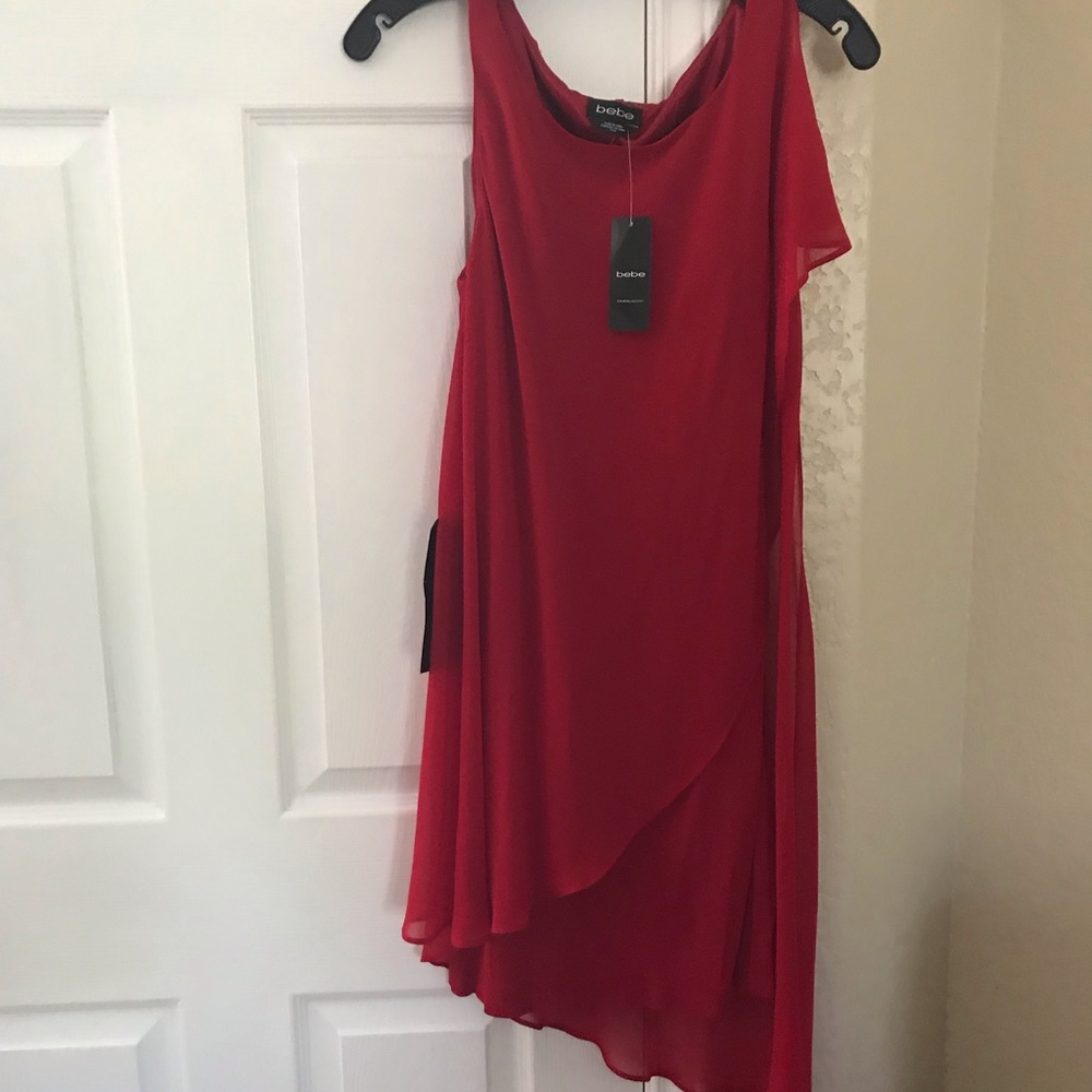 Sexy Red Bebe dress
